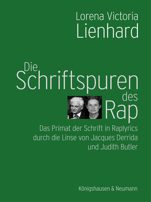 cover image of Die Schriftspuren des Rap